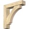 Ekena Millwork Imperial Block Rough Sawn Bracket w/ Offset Brace, Douglas Fir, 6"W x 26"D x 26"H BKT0604X26X26IMP05RDF - alternate 1